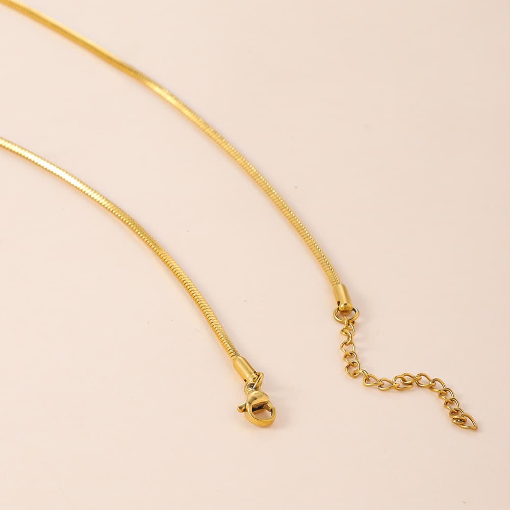 Stainless Steel Snake Chain – Smooth Round Chain for DIY Jewelry 4