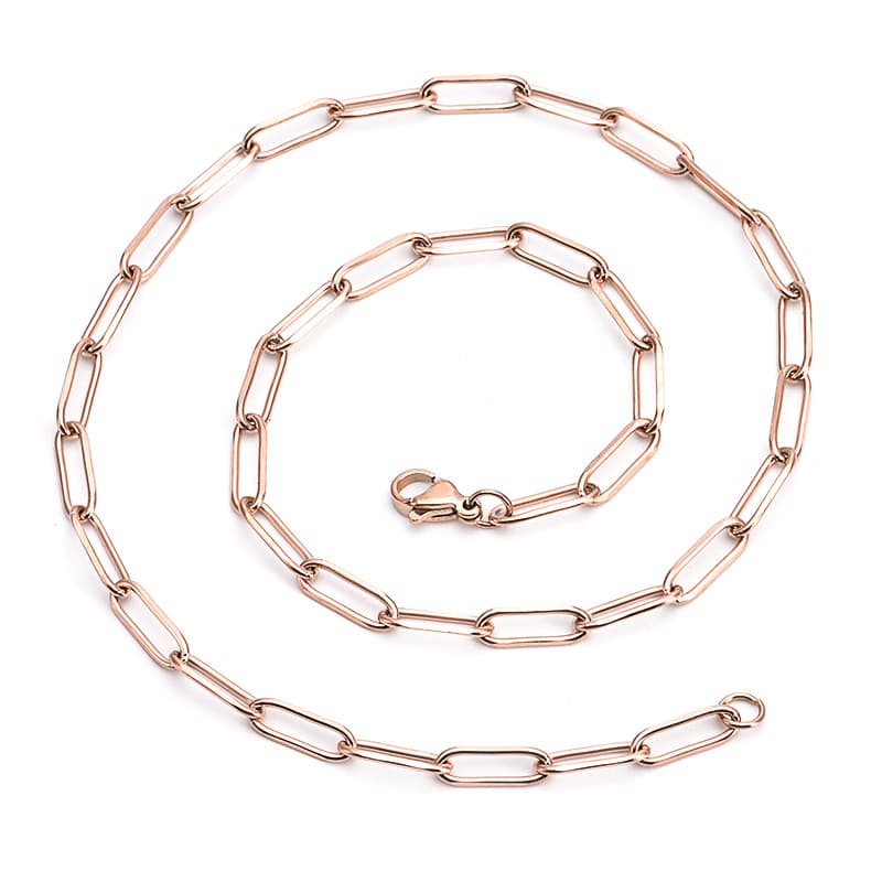 Stainless Steel Paperclip Chain – DIY Necklace & Jewelry Making Chain 4