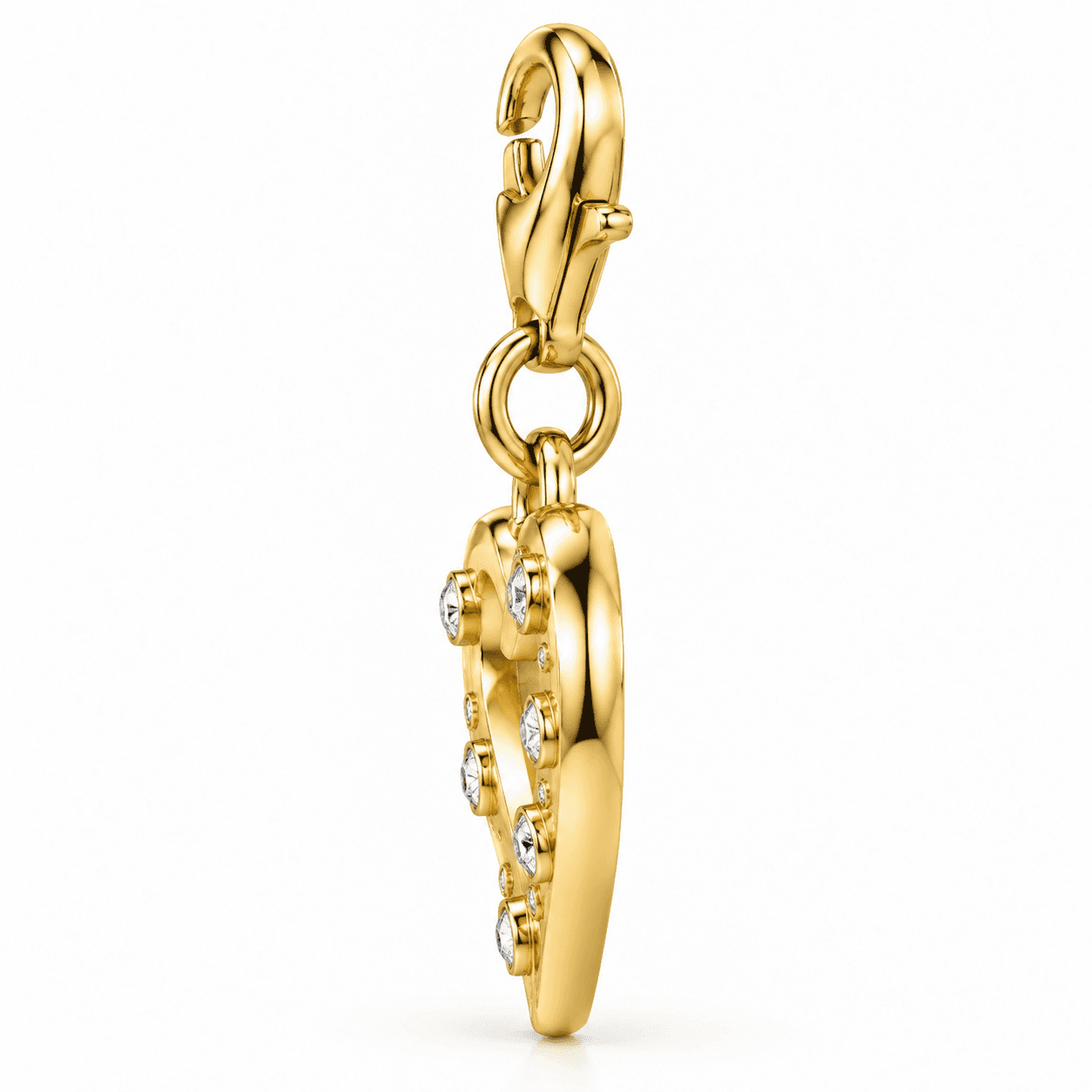 Luna Galaxy Crescent Charm 316L Stainless Steel 2