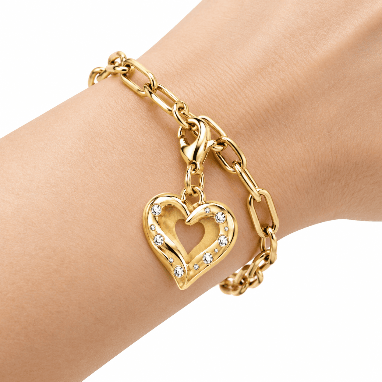 Luna Galaxy Crescent Charm 316L Stainless Steel 5