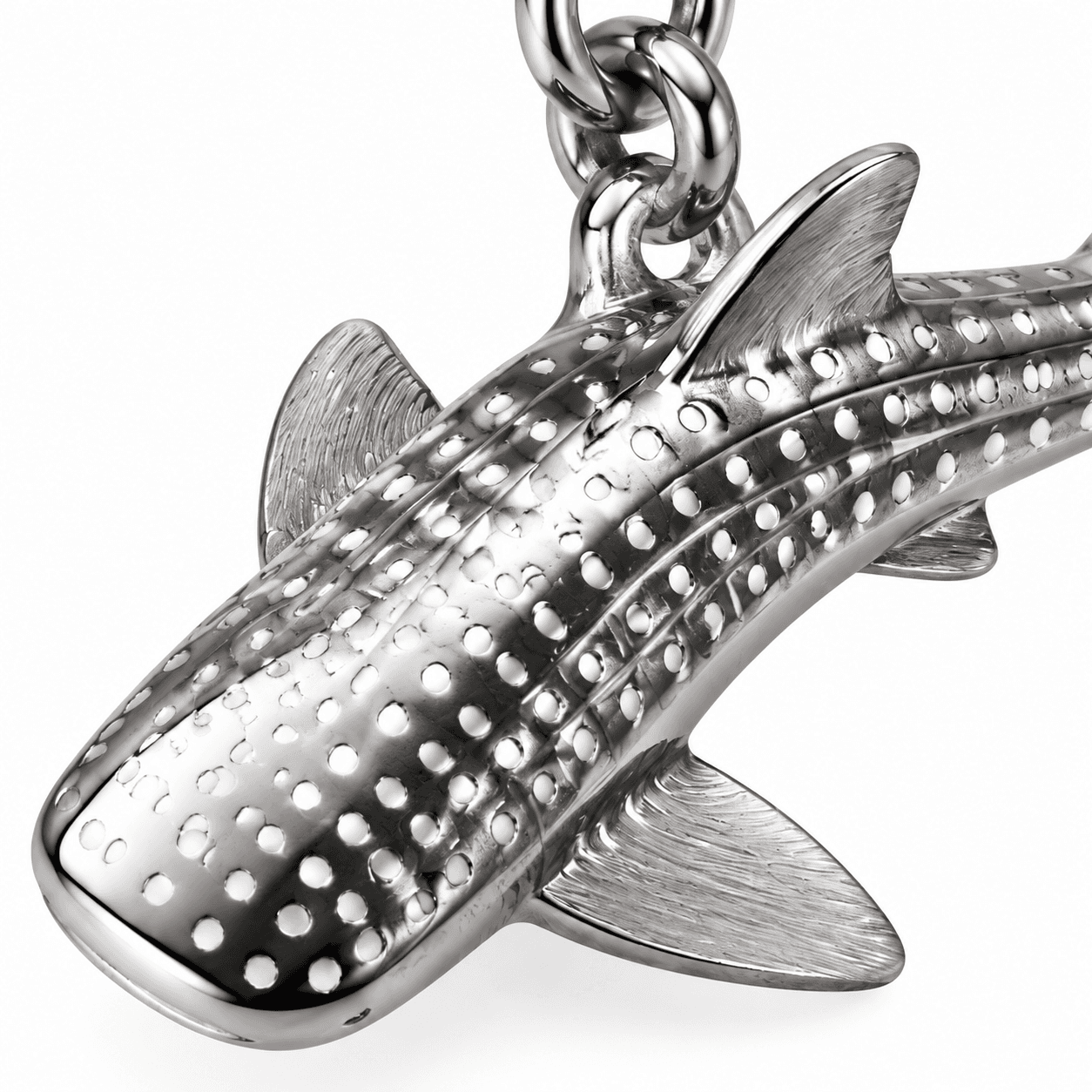 Stellar Whalefall Whale Shark Pattern 316L Stainless Steel Charm 3