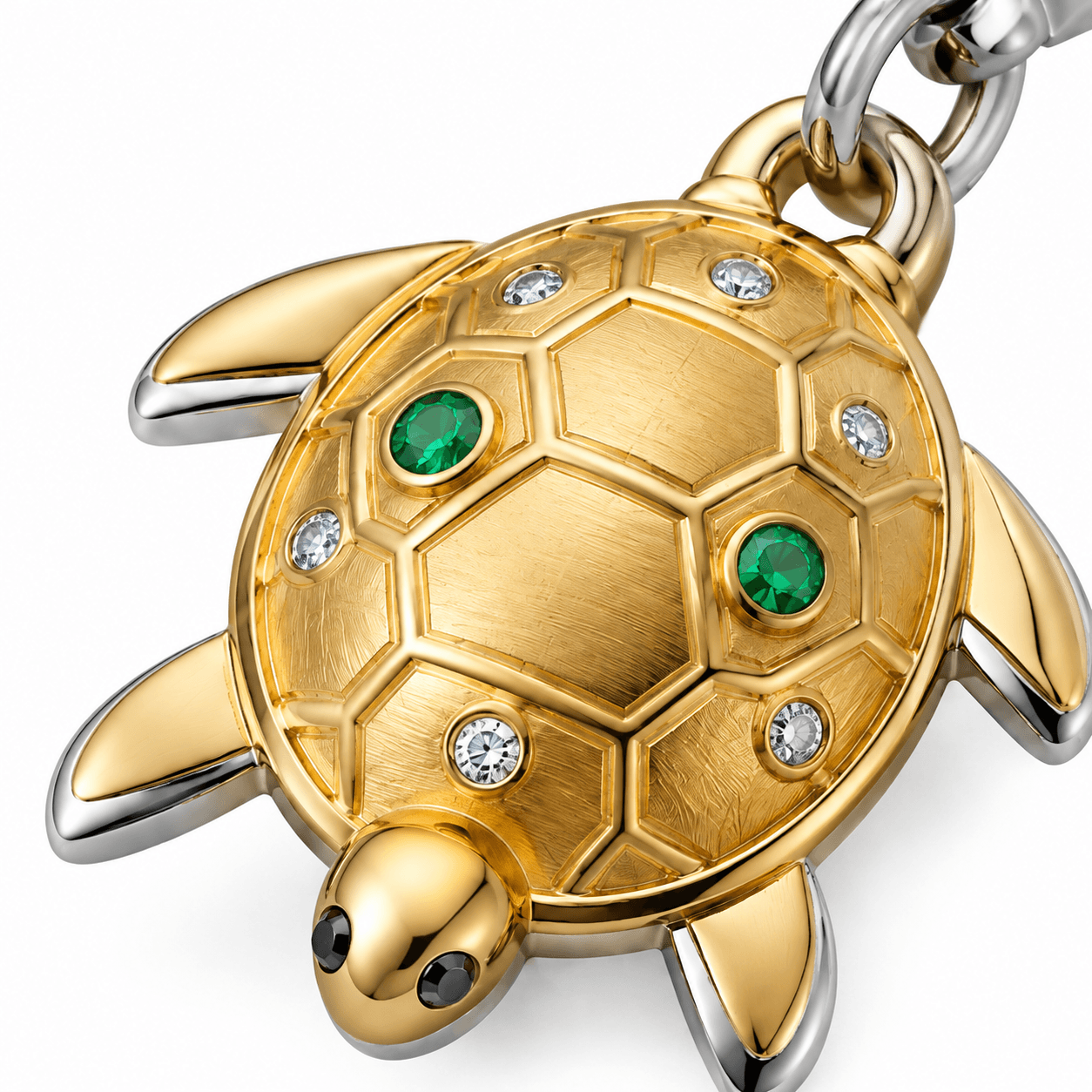 Ocean Armor Turtle Voyage 316L Stainless Steel Charm 3