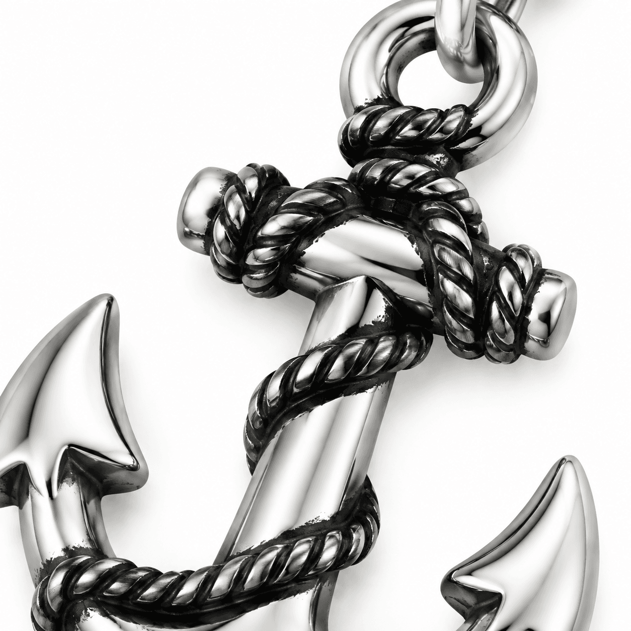 Stormforge Compass Anchor 316L Stainless Steel Charm 3