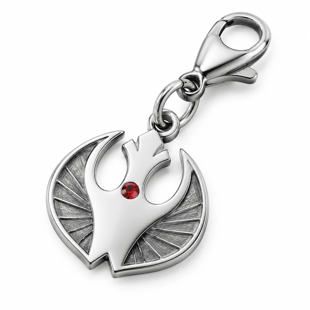 Hyperspace Galaxy Spiral 316L Bag Charm