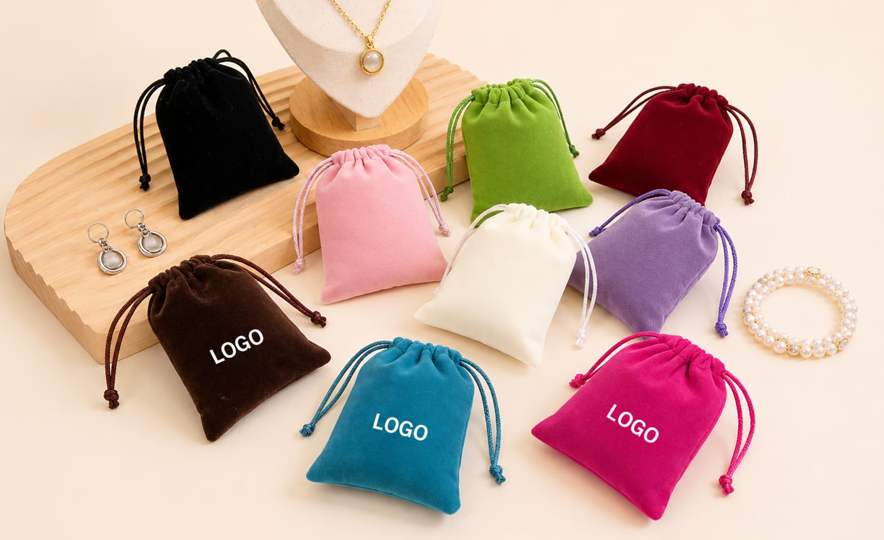 Velvet Pouches