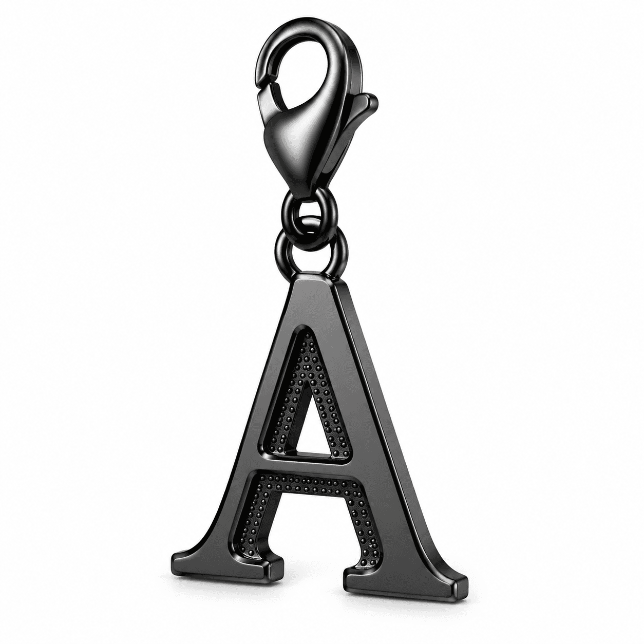 Herald Crest Monogram 316L Stainless Steel Charm