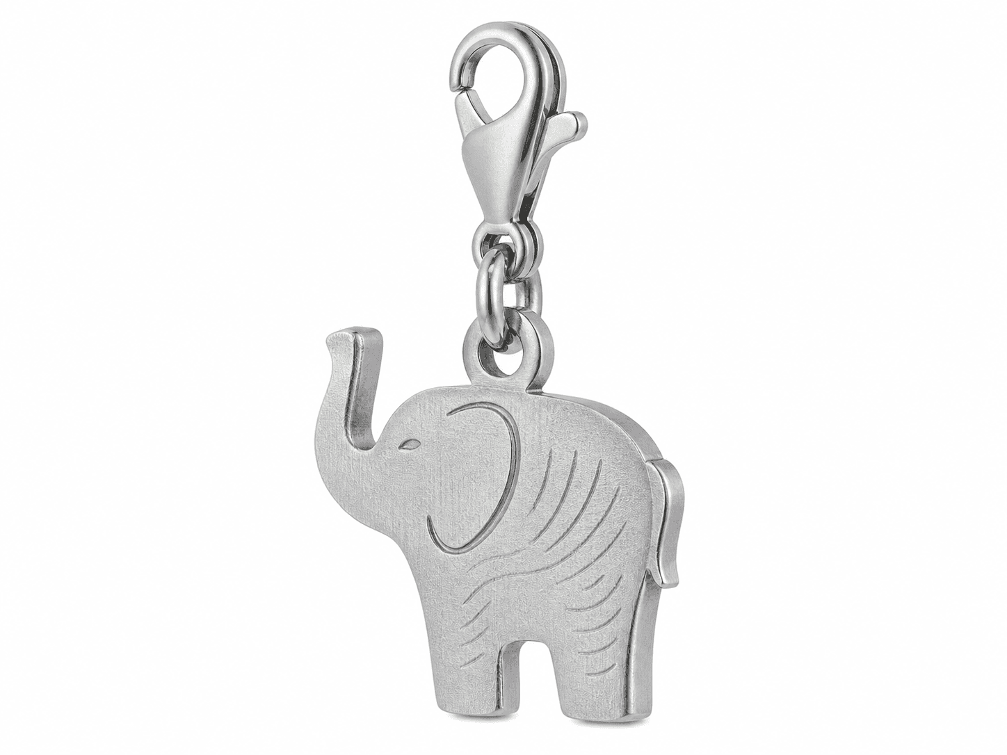CircleSavanna Elephant Charm - 316L Gunmetal Openwork 2