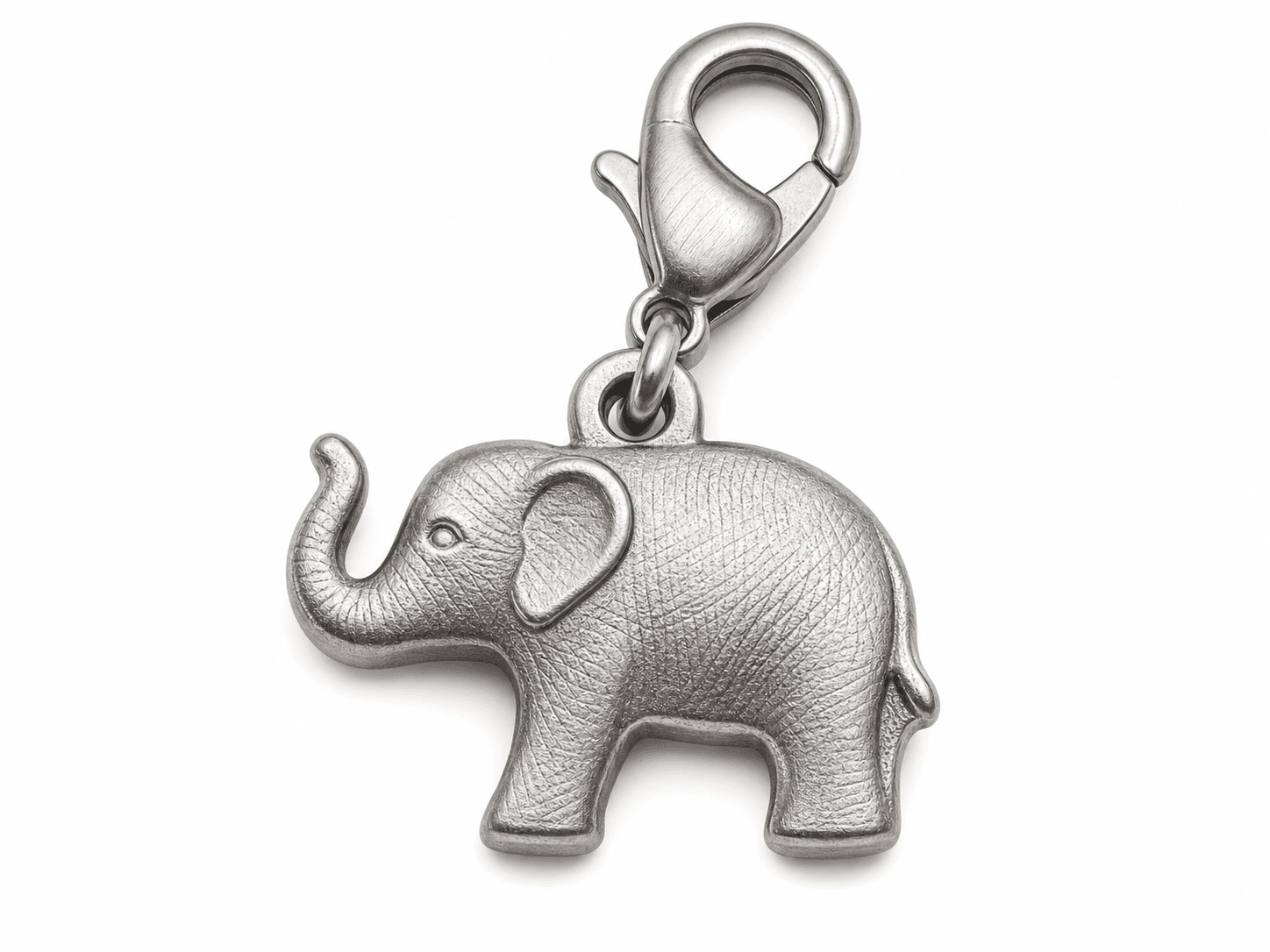 CircleSavanna Elephant Charm - 316L Gunmetal Openwork 3