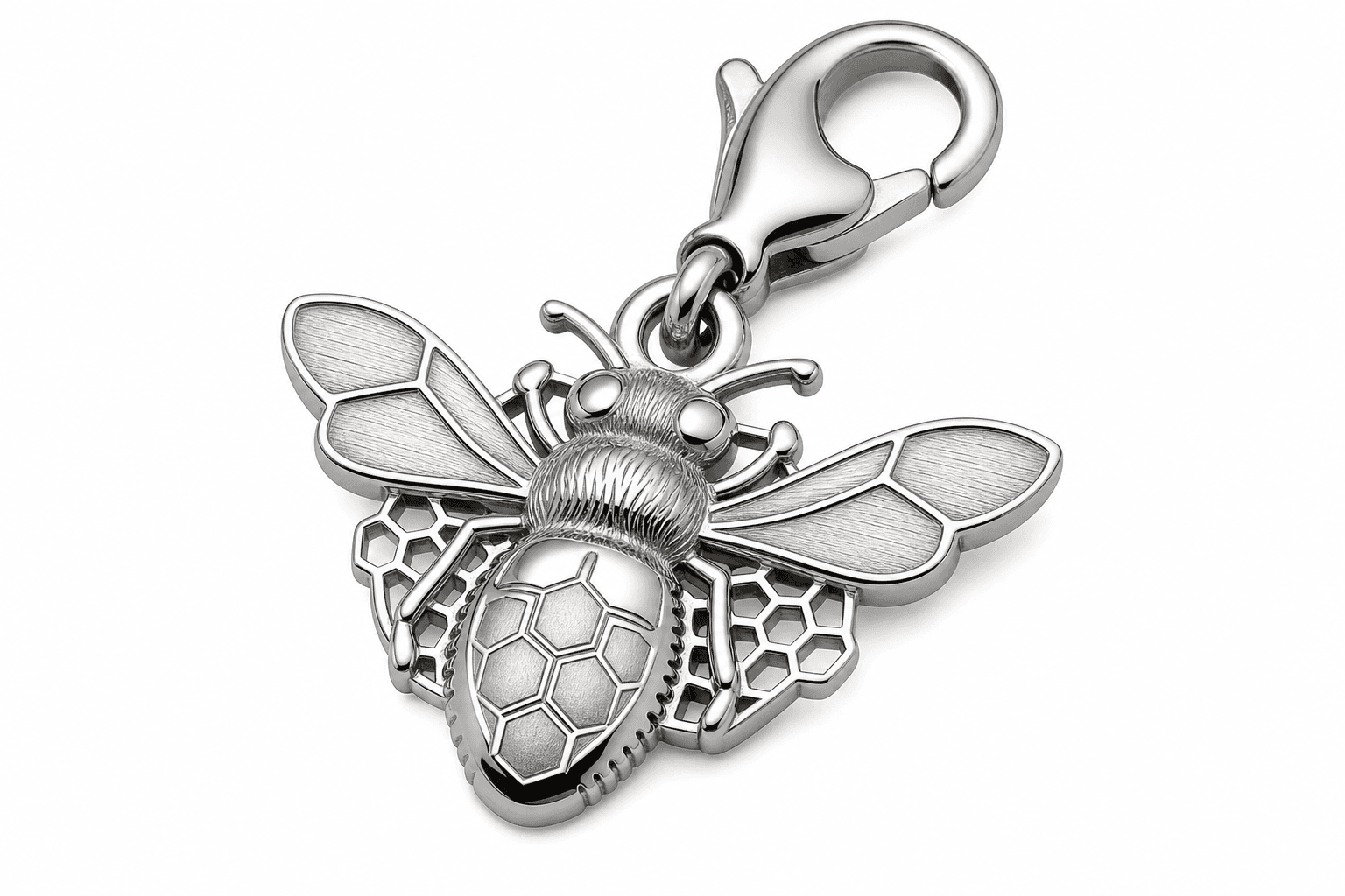 Asheville Hex Bee Charm