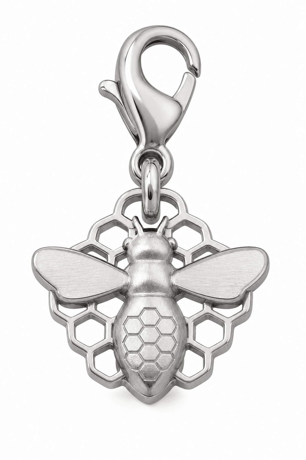 Asheville Hex Bee Charm 4