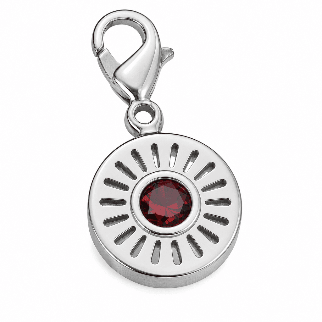 Garnet Hexalattice Charm 3