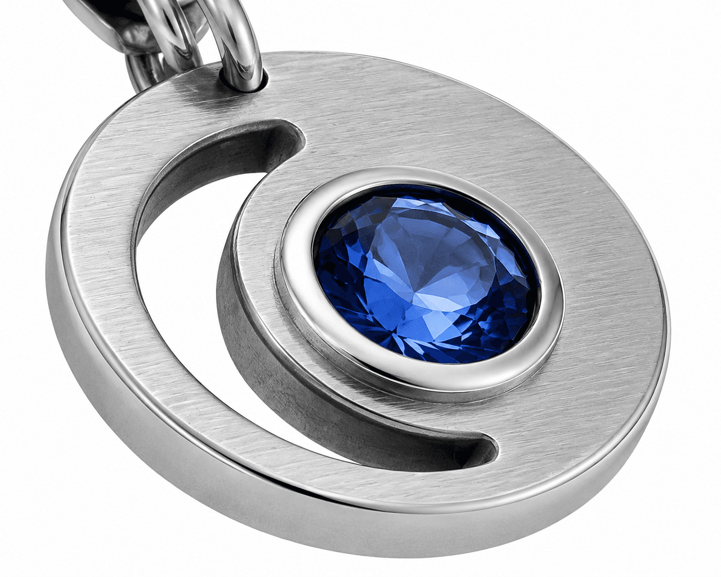 LunaLattice Crescent Birthstone Charm 3