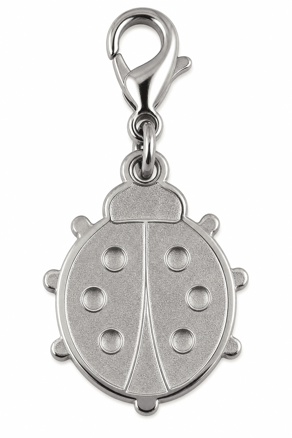 Ladybug Bloom Charm - 316L Stainless Flower Charm 4