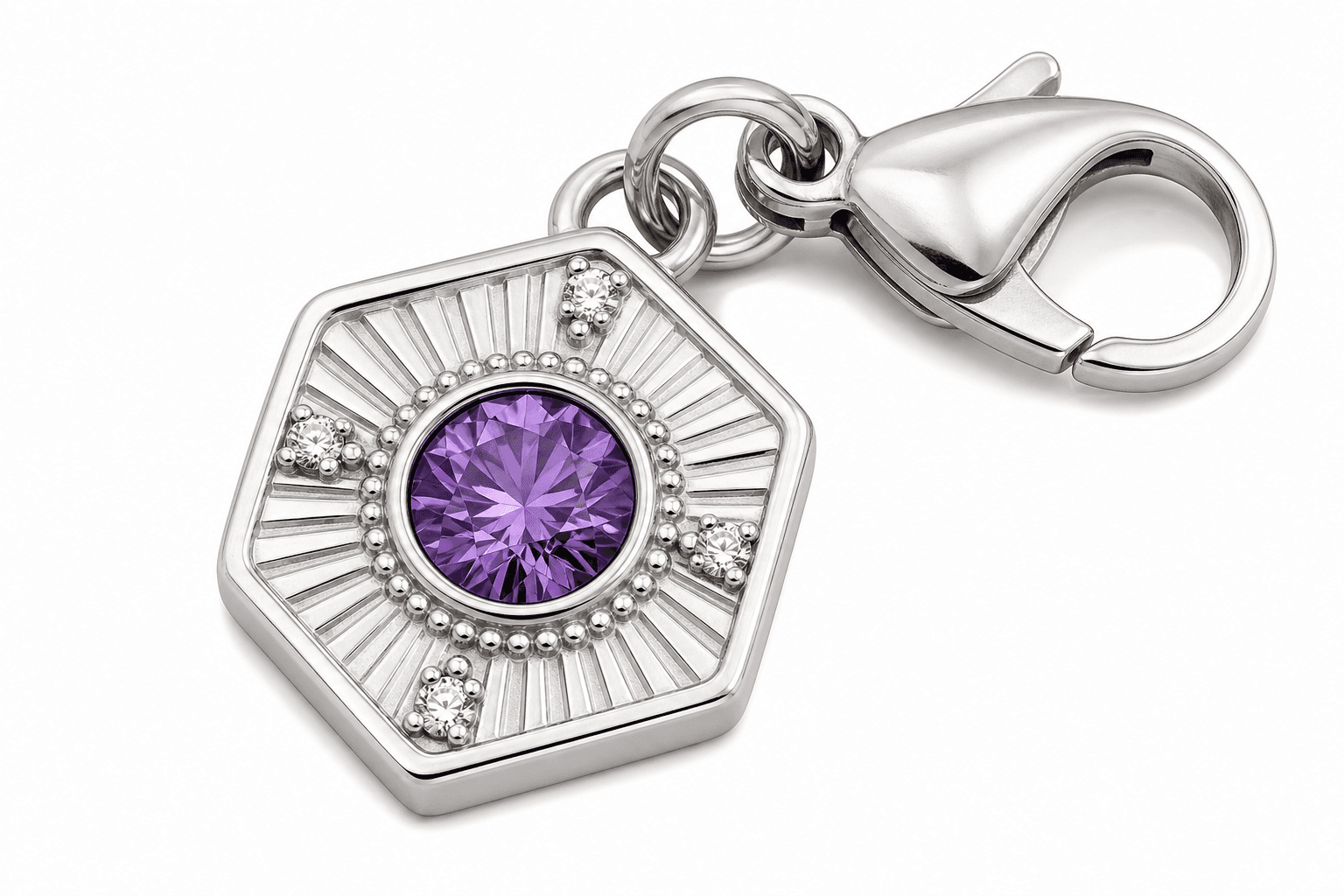 Chromatic Circle Birthstone Wheel Charm 3
