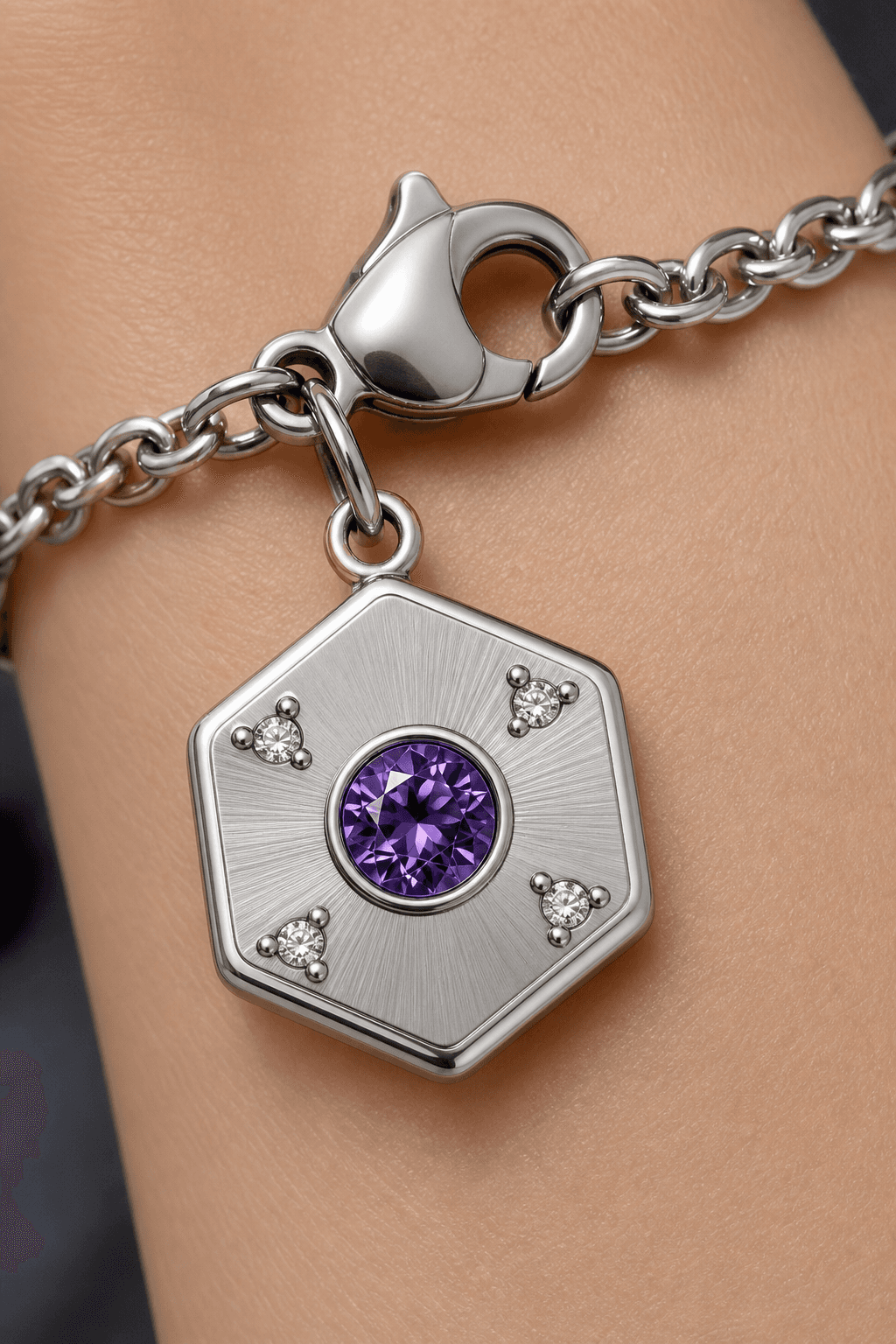 Chromatic Circle Birthstone Wheel Charm 5