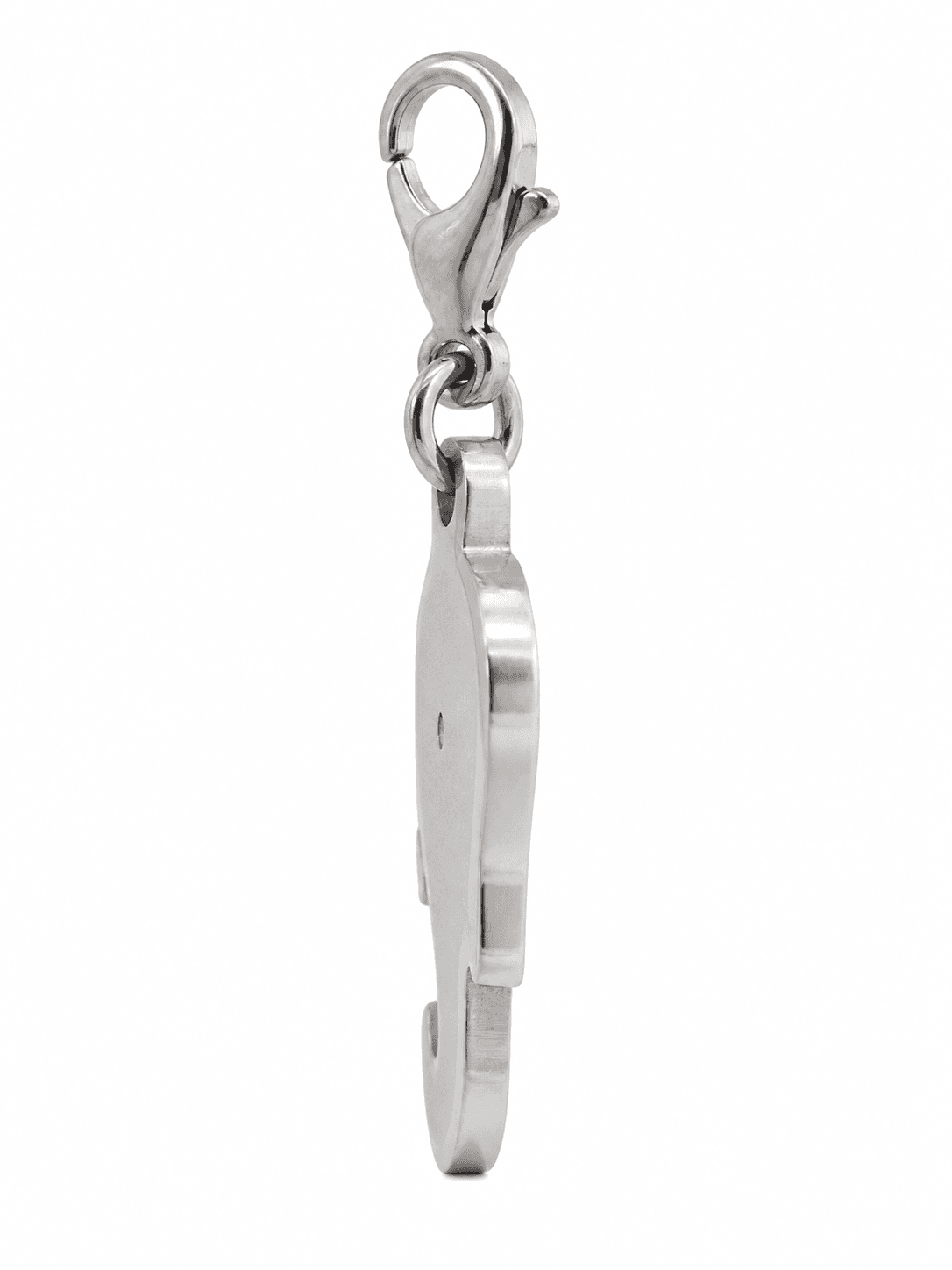 CircleSilhouette Elephant Charm - 316L Stainless Steel 2