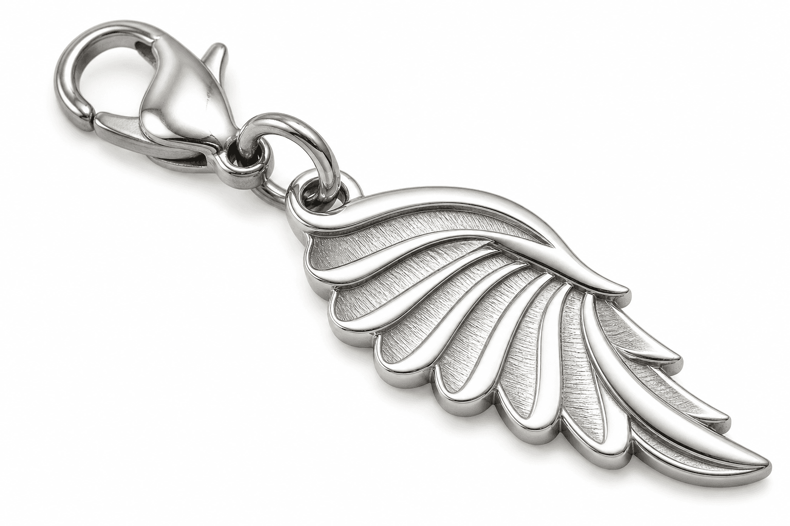 Auric Guardian Wing Charm (316L Stainless Steel) 3