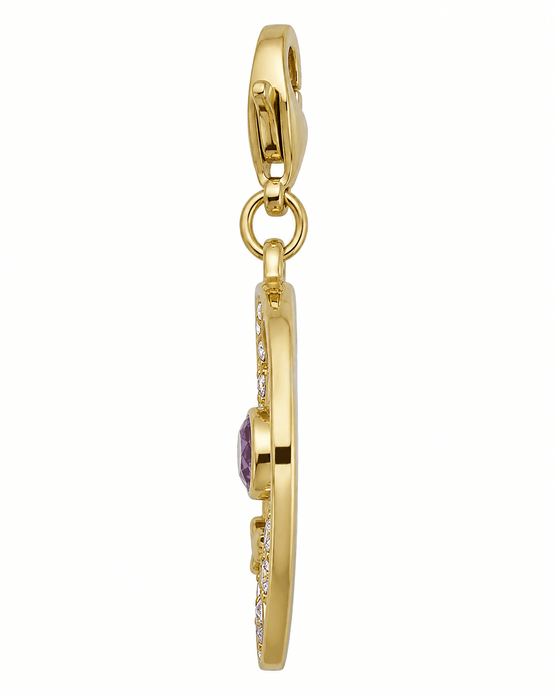 OrbitGlow Birthstone Galaxy Charm - PVD Blue 316L Stainless Steel 2