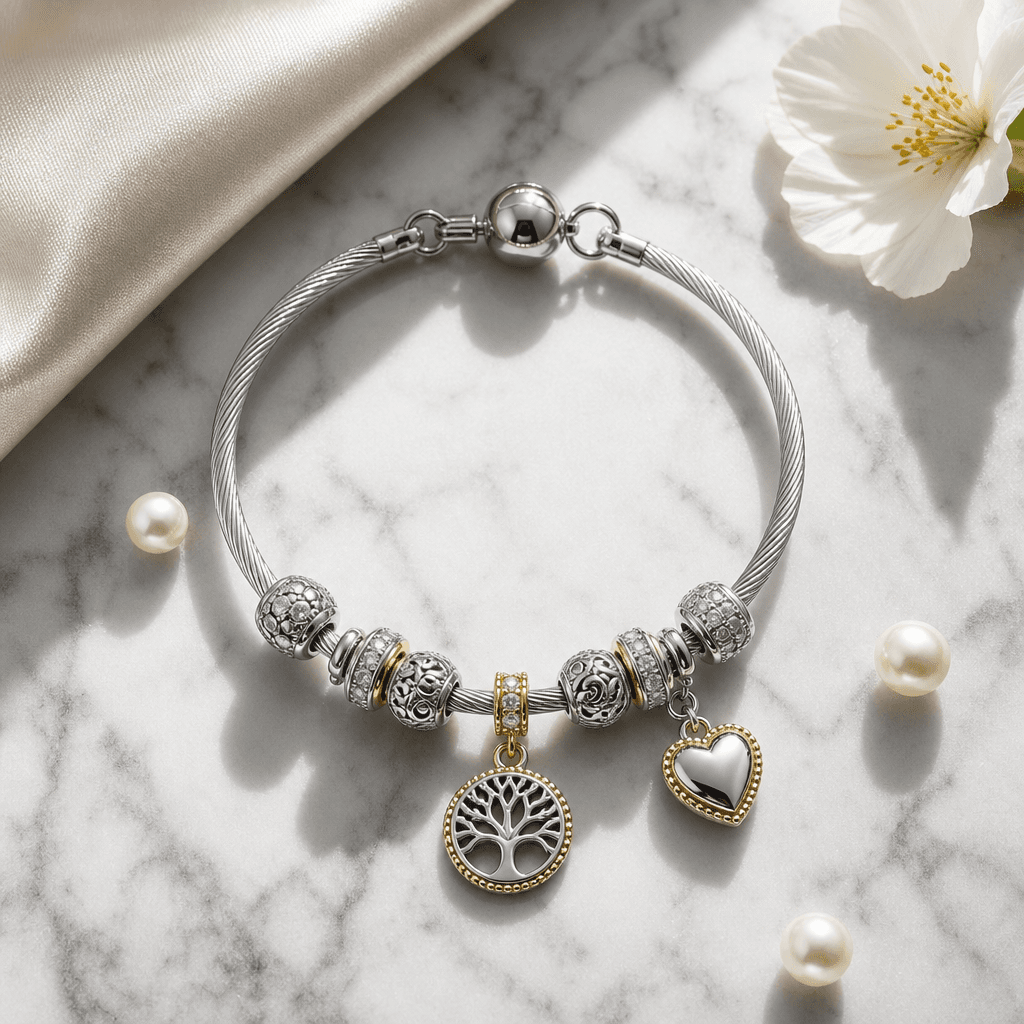 How to finish stainless steel charm bracelets: PVD, plating, polish - Blog Header Image