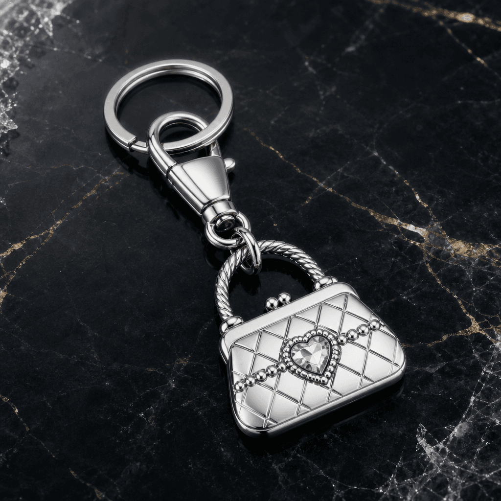 How Stainless Steel Purse Charm Keychain Tech Shapes Custom Jewelry