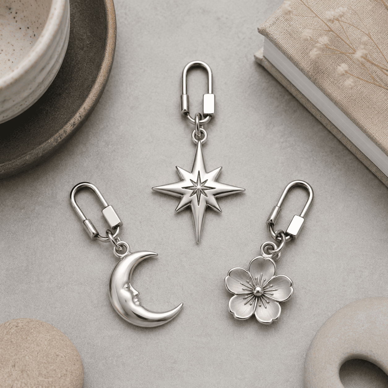 Designers' Technical Guide to 316L Stainless Steel Bag Charm Keychains - Blog Header Image