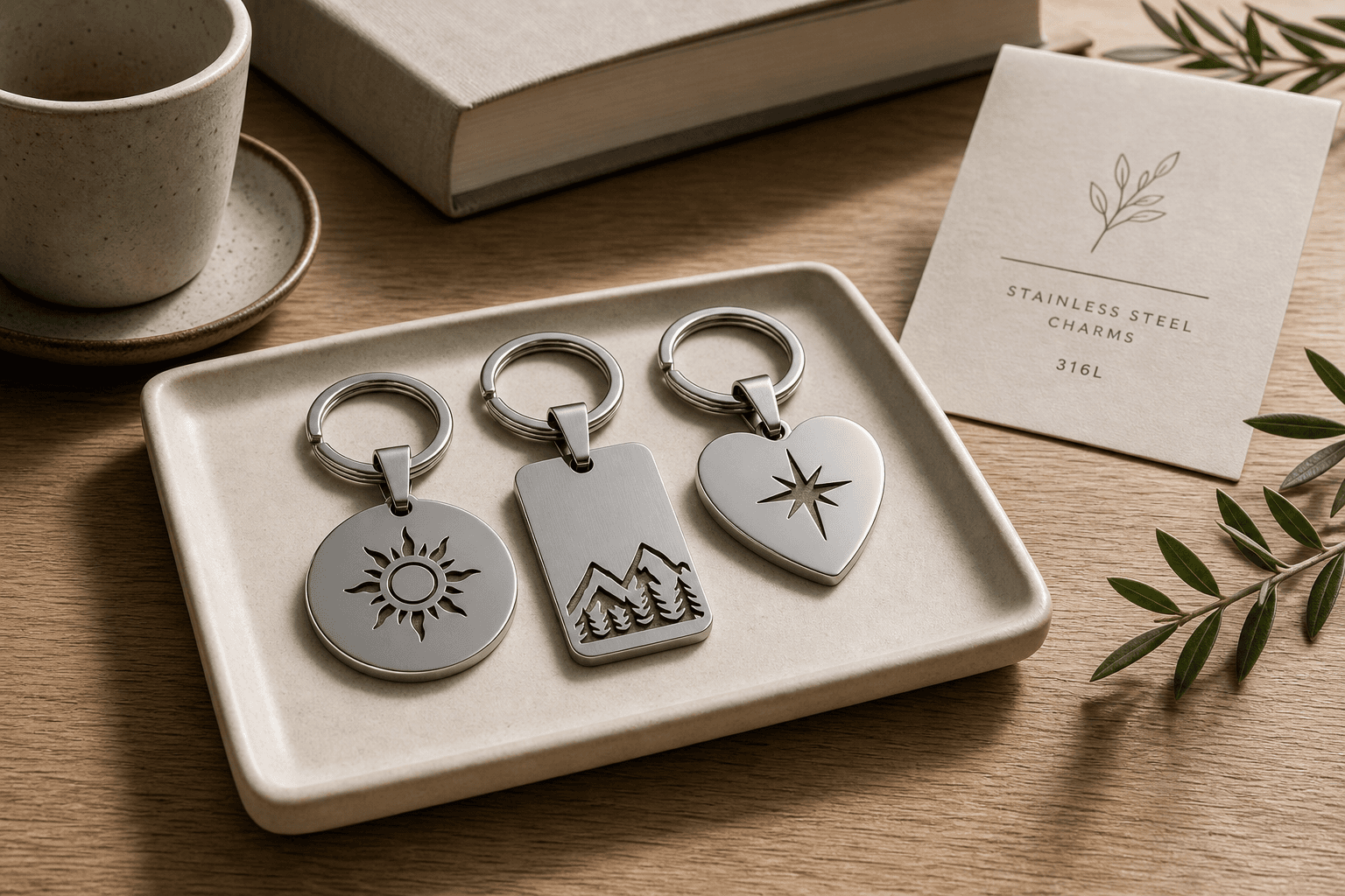 What buyers should know about stainless steel keychain charms in bulk