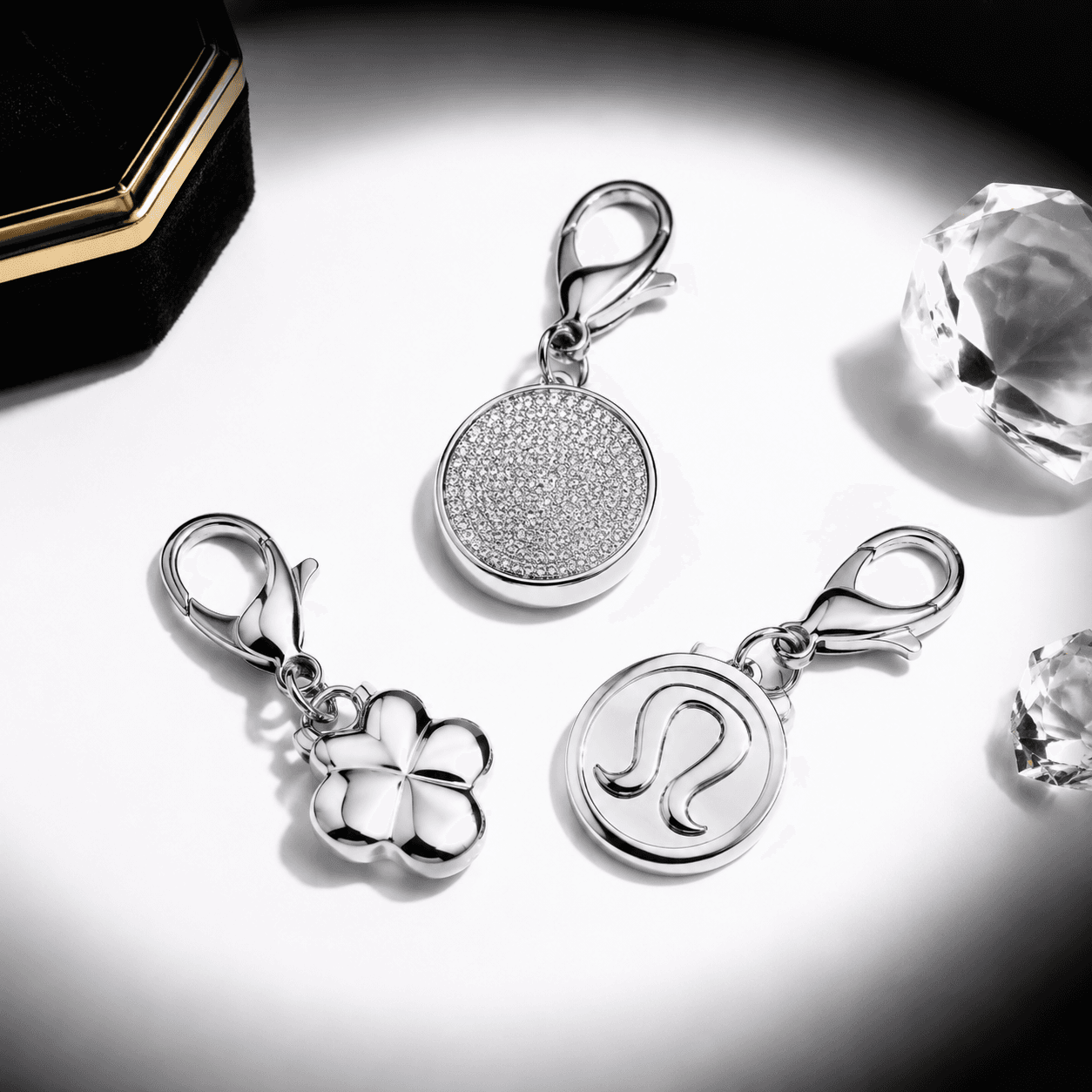 Guide: stainless steel lululemon everywhere belt bag charm keychain