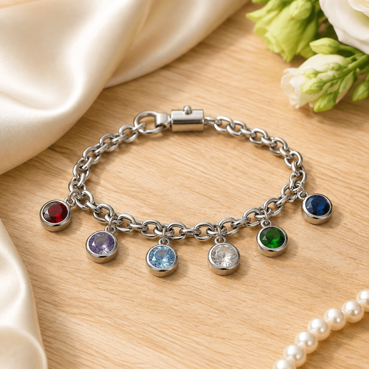 316L stainless steel birthstone charms for bracelets wholesale Guide