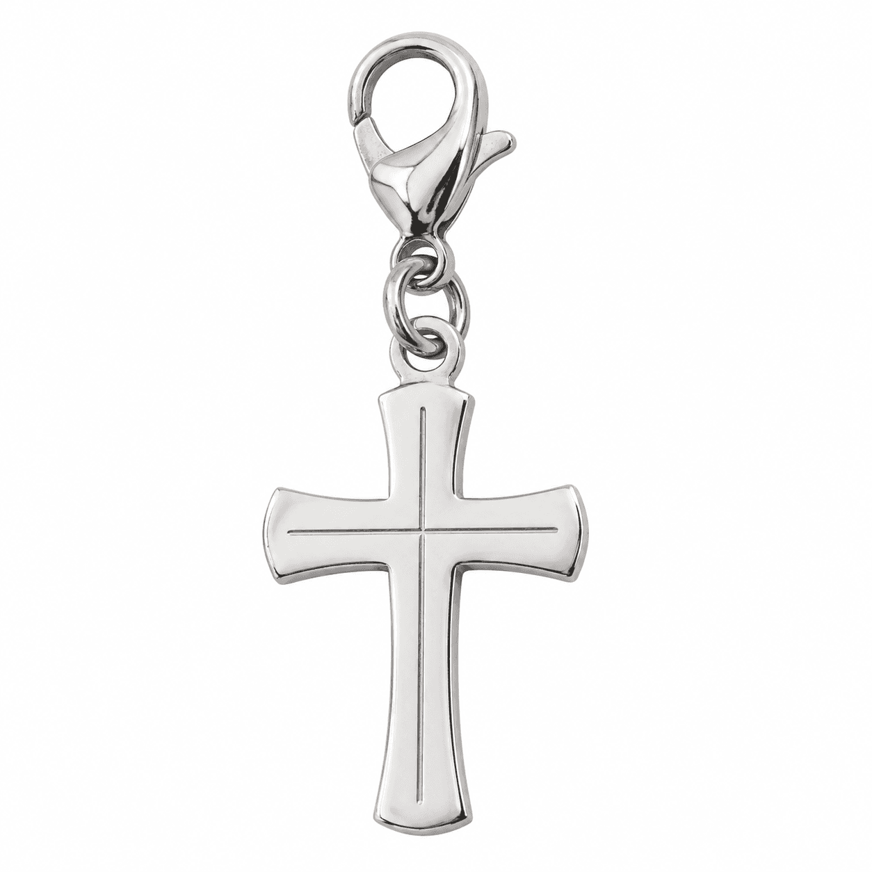 Halo-Knot Labradorite 316L Stainless Steel Cross Charm 4