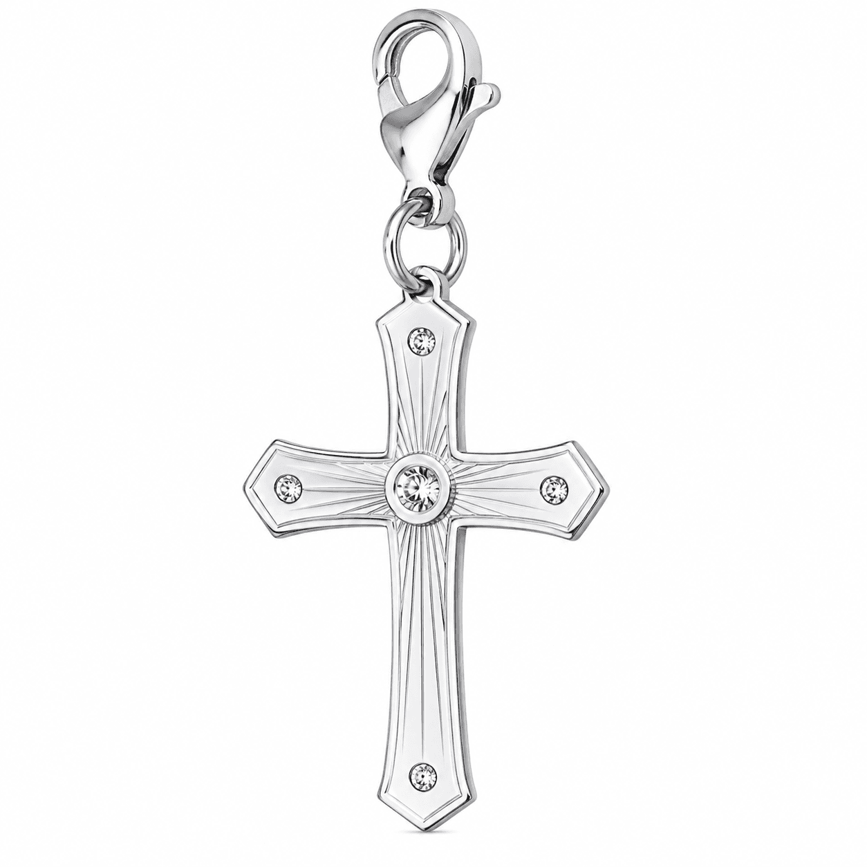 Nordic Rune Cross Shield Stainless Steel Charm 4
