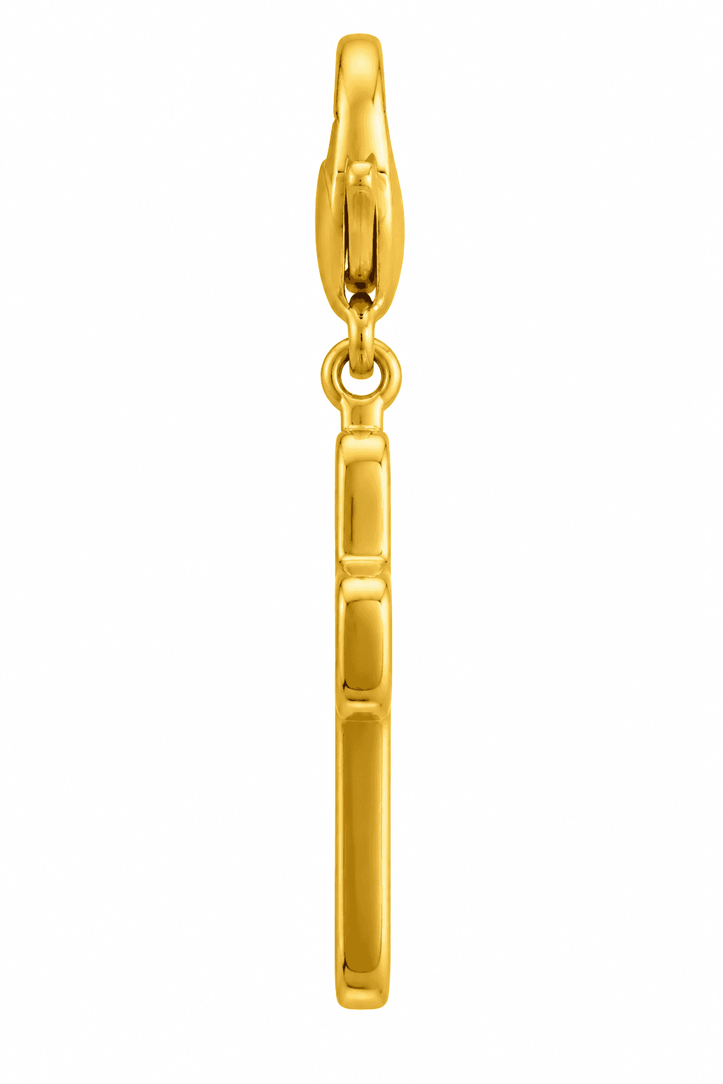 Aurum Void Cross Halo 316L Stainless Steel Charm - 8-18mm Gold Plated 2
