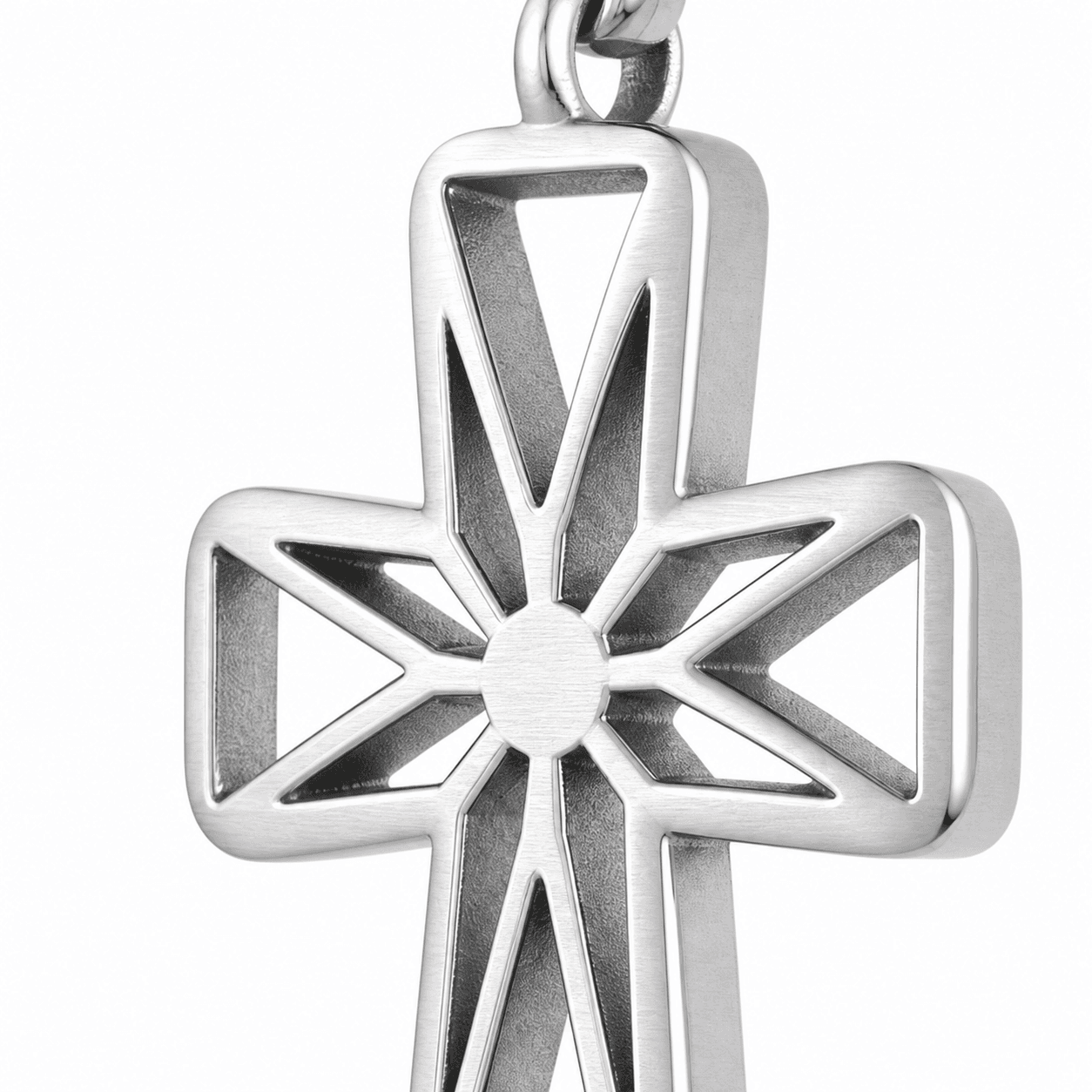 LumenCross Nocturne Openwork Cross Charm 3