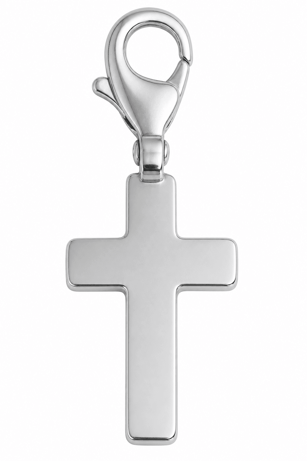 ShadowWeave Cross Charm – 316L Stainless Steel IP Black 4