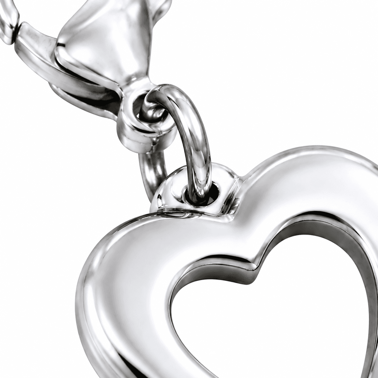 VoidHalo Circle Charm 316L Stainless IP Black Satin 3