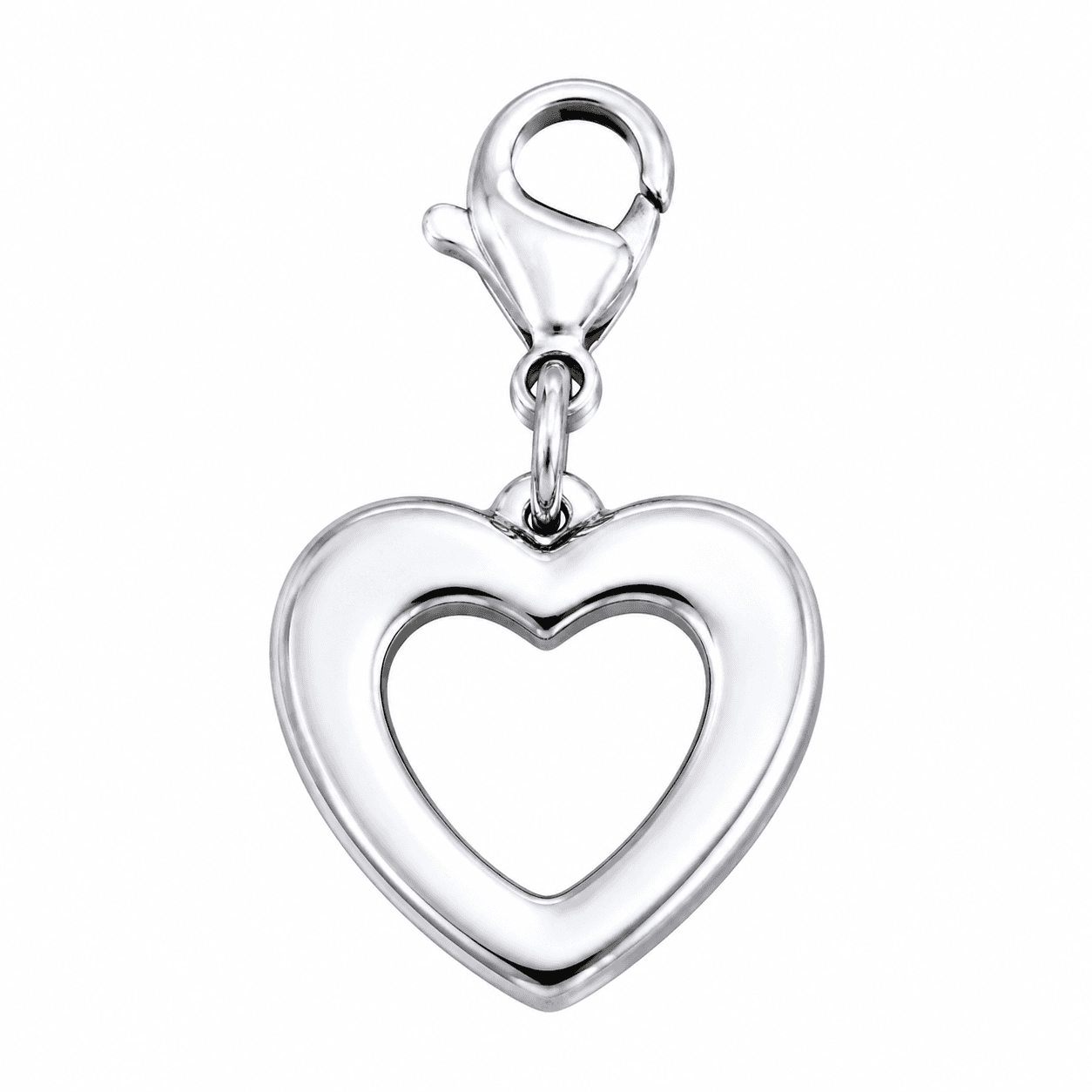 VoidHalo Circle Charm 316L Stainless IP Black Satin 4