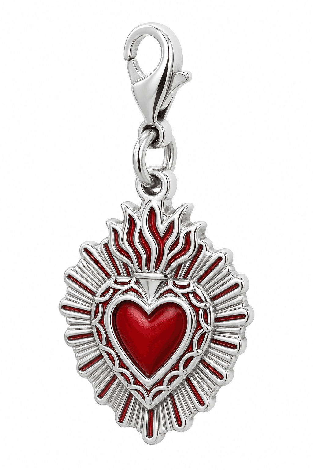LunaSigil Crescent Charm - 316L Stainless Steel