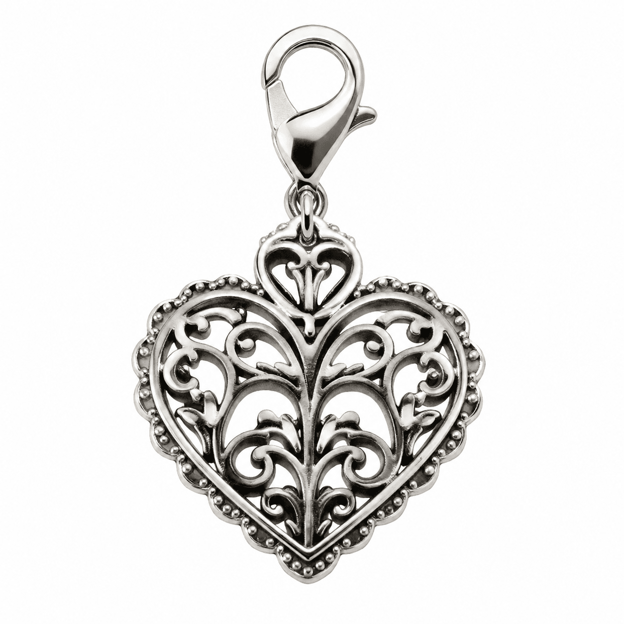 RoseLace Vintage Filigree Charm 5