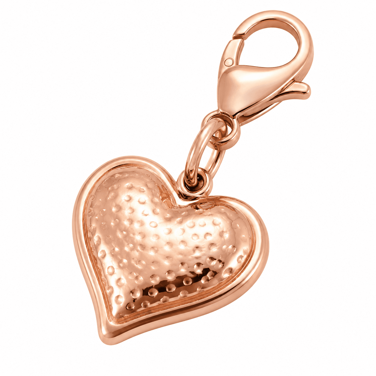 Luna Puff Heart Echo 316L Stainless Steel Charm