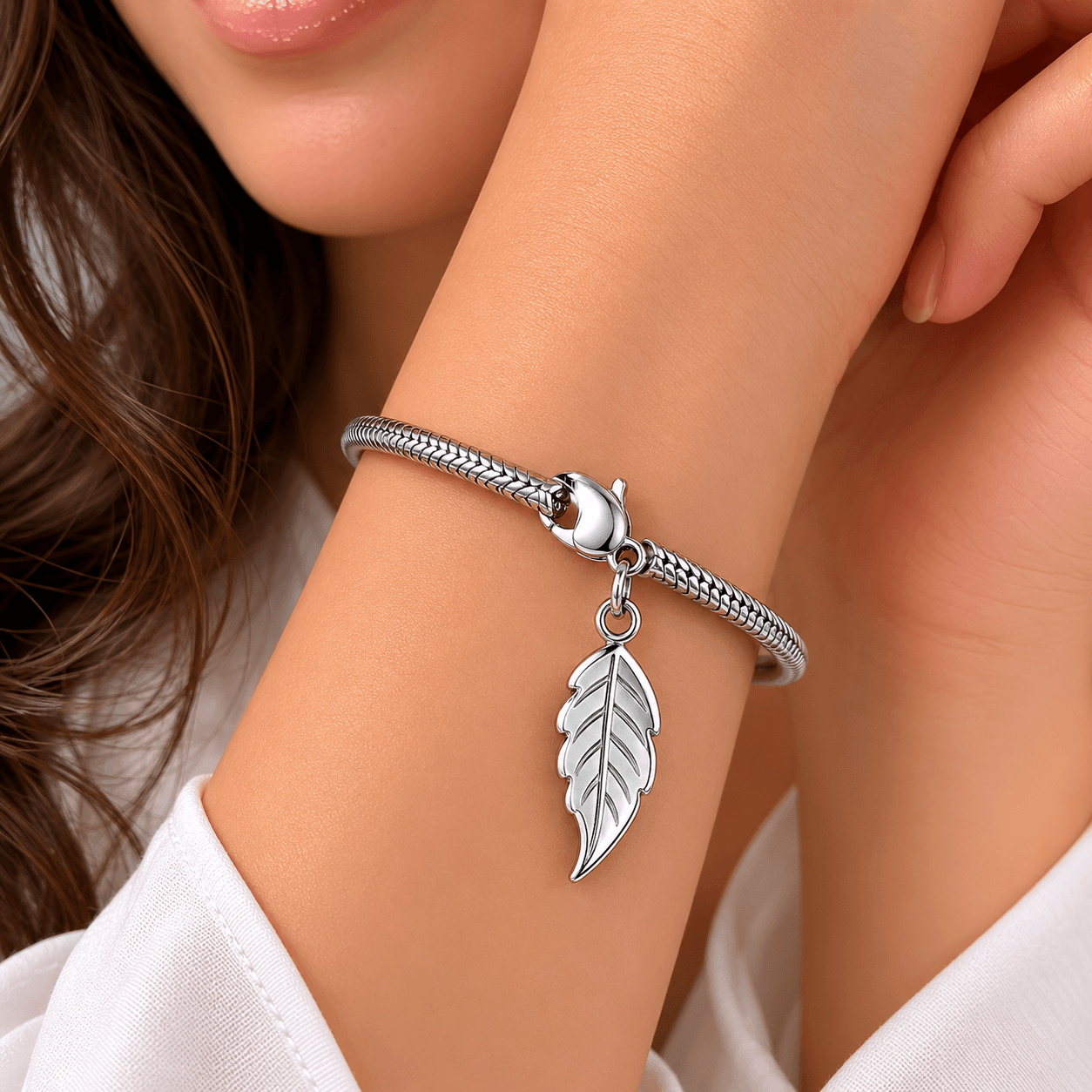 Monstera Dew Two-Tone Charm for Charm Bars 5