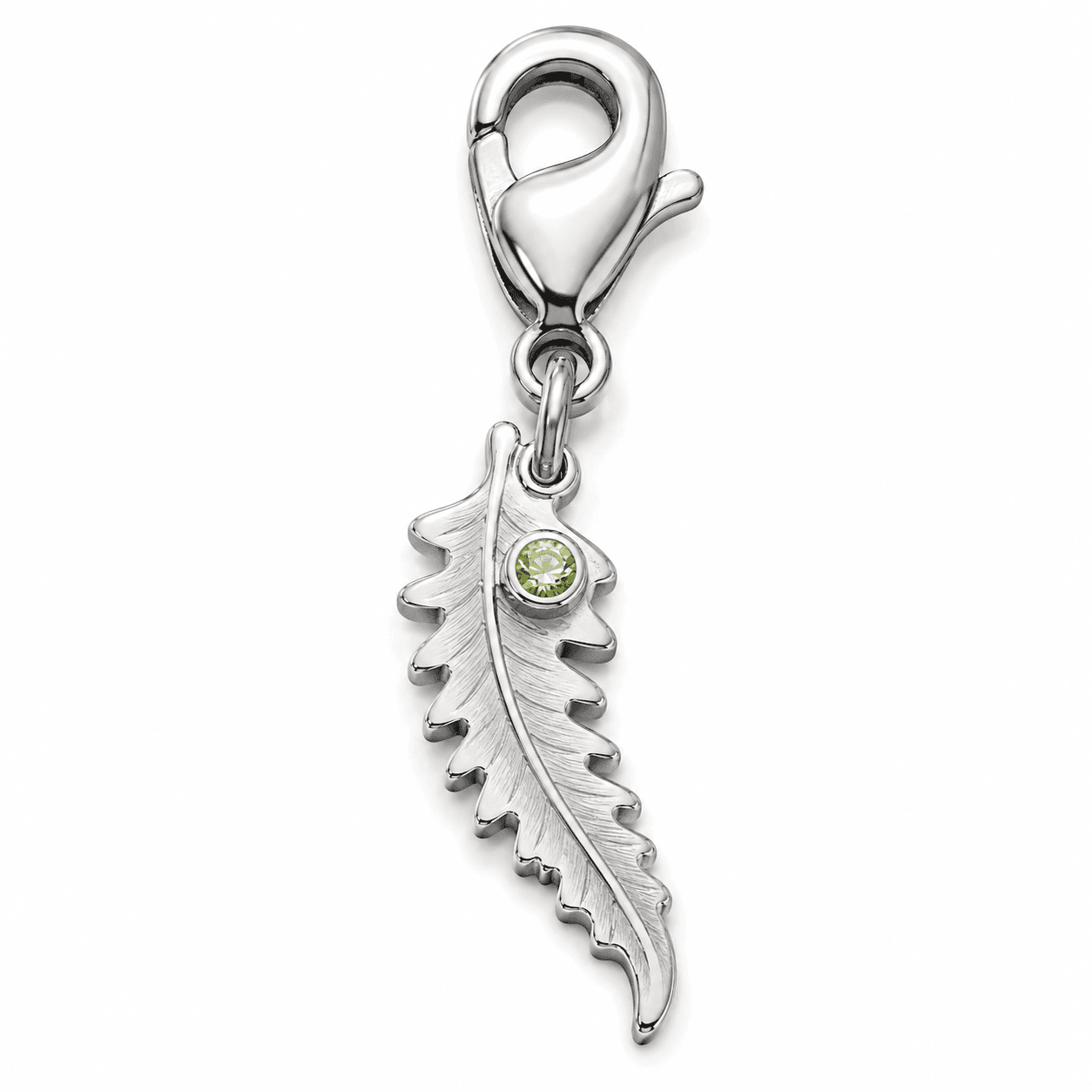 Two-Tone Micro-Fern 316L Stainless Steel Charm 4