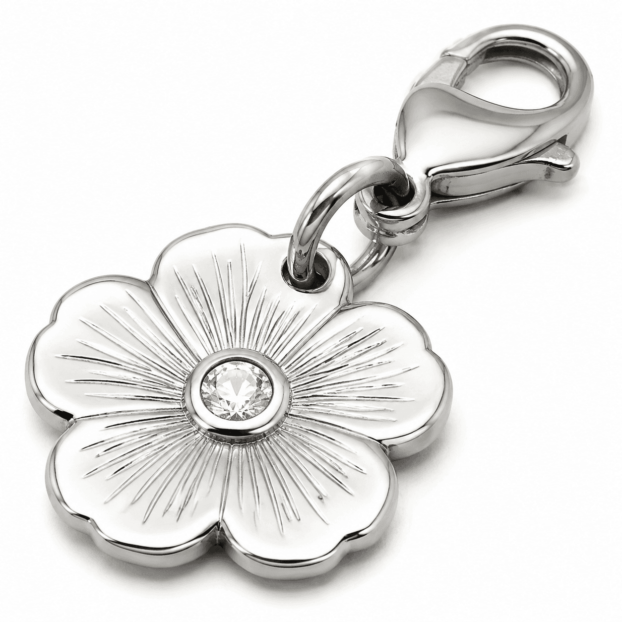 Monstera Mini Openwork Charm - 316L Botanical Bar Leaf 3