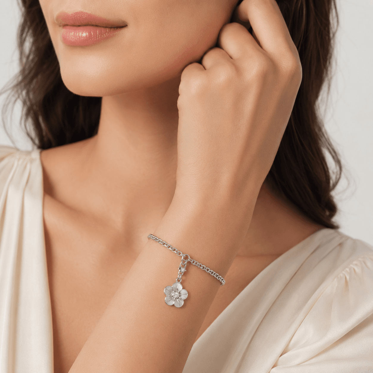 Monstera Mini Openwork Charm - 316L Botanical Bar Leaf 5