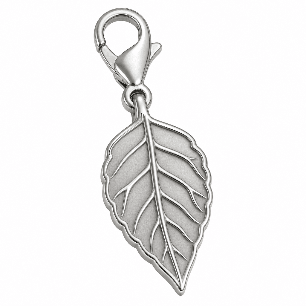 Lattice Vein Leaf Charm