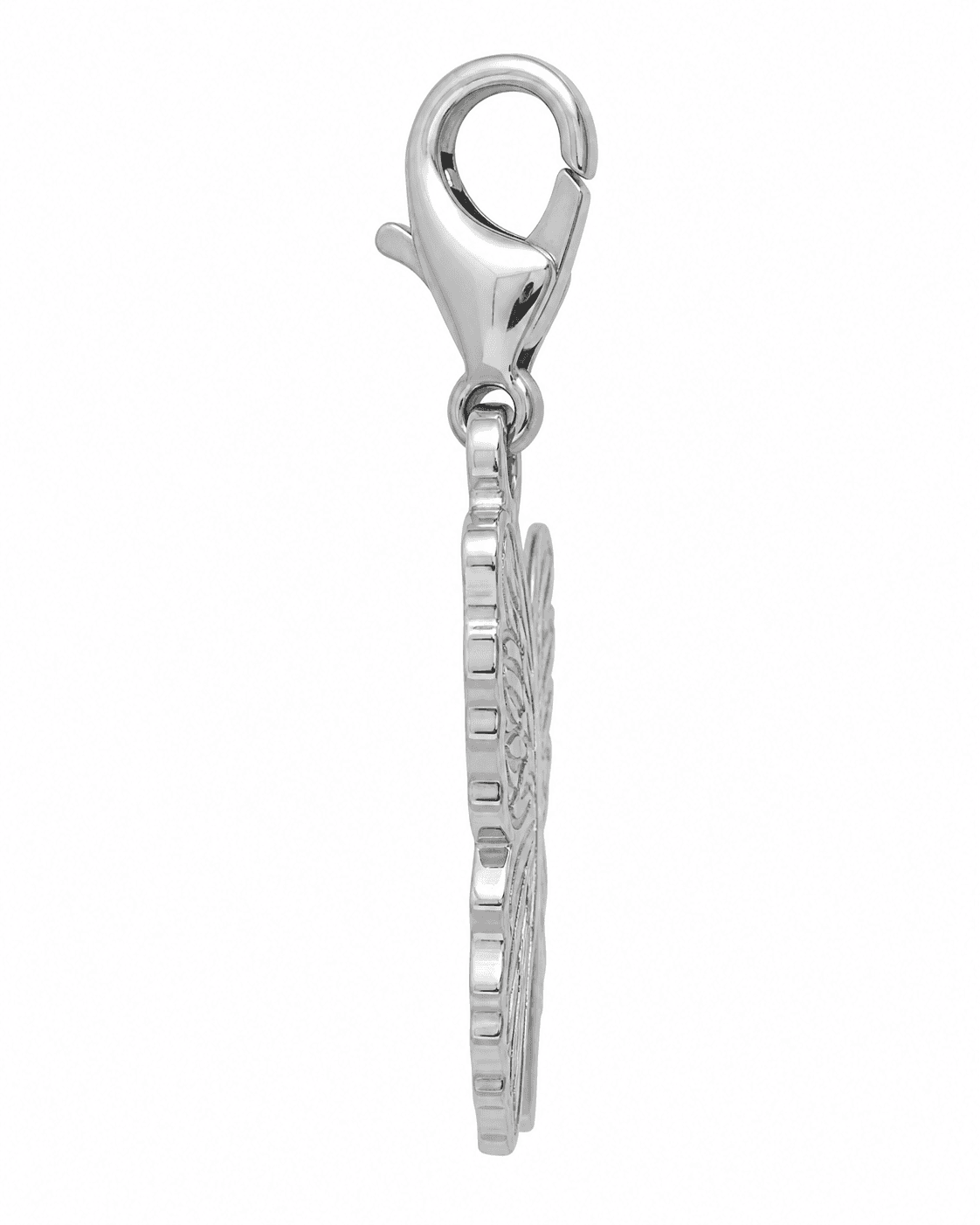 PetalWing Bloom Charm - 316L Stainless Steel with IP Black Plating 2