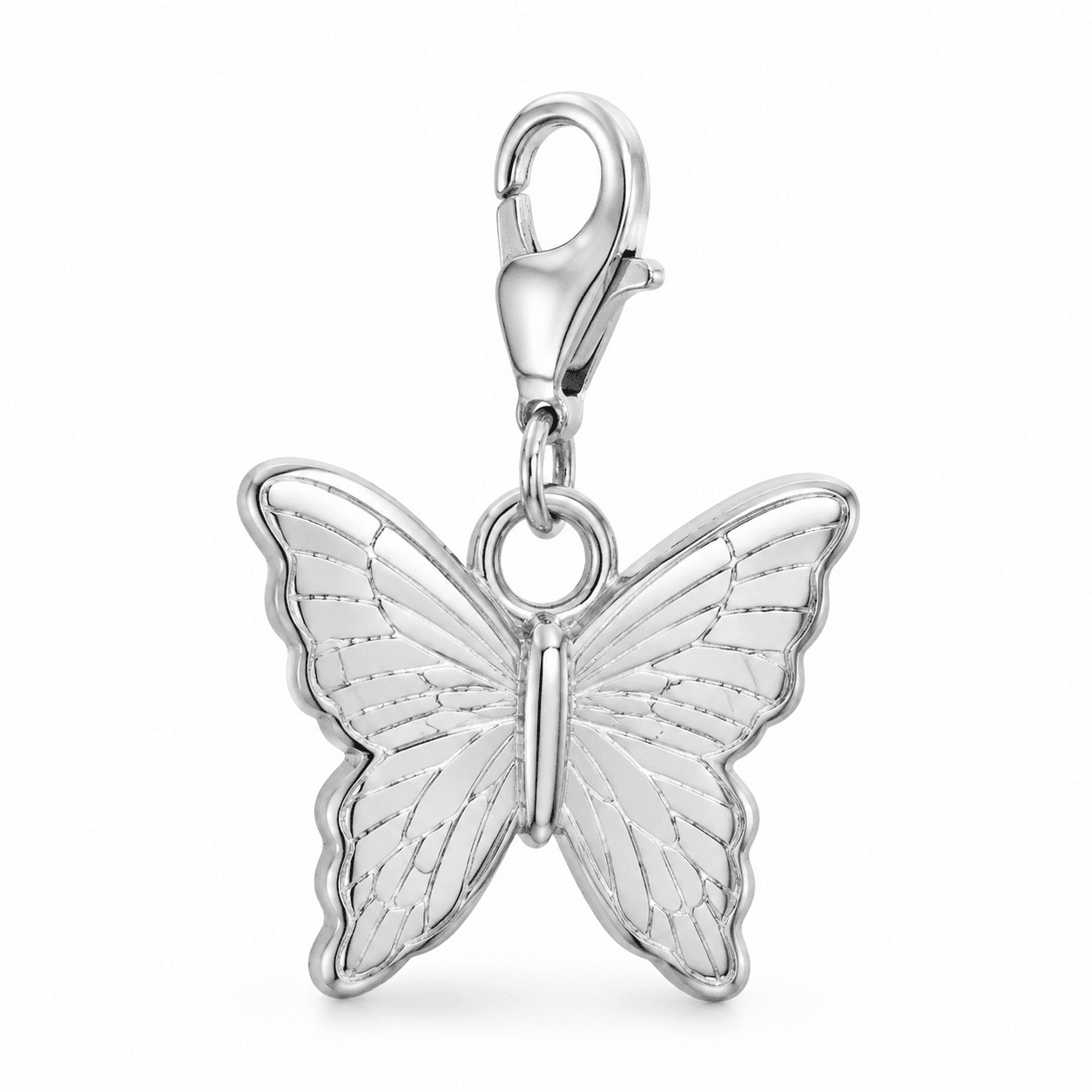 PetalWing Bloom Charm - 316L Stainless Steel with IP Black Plating 5