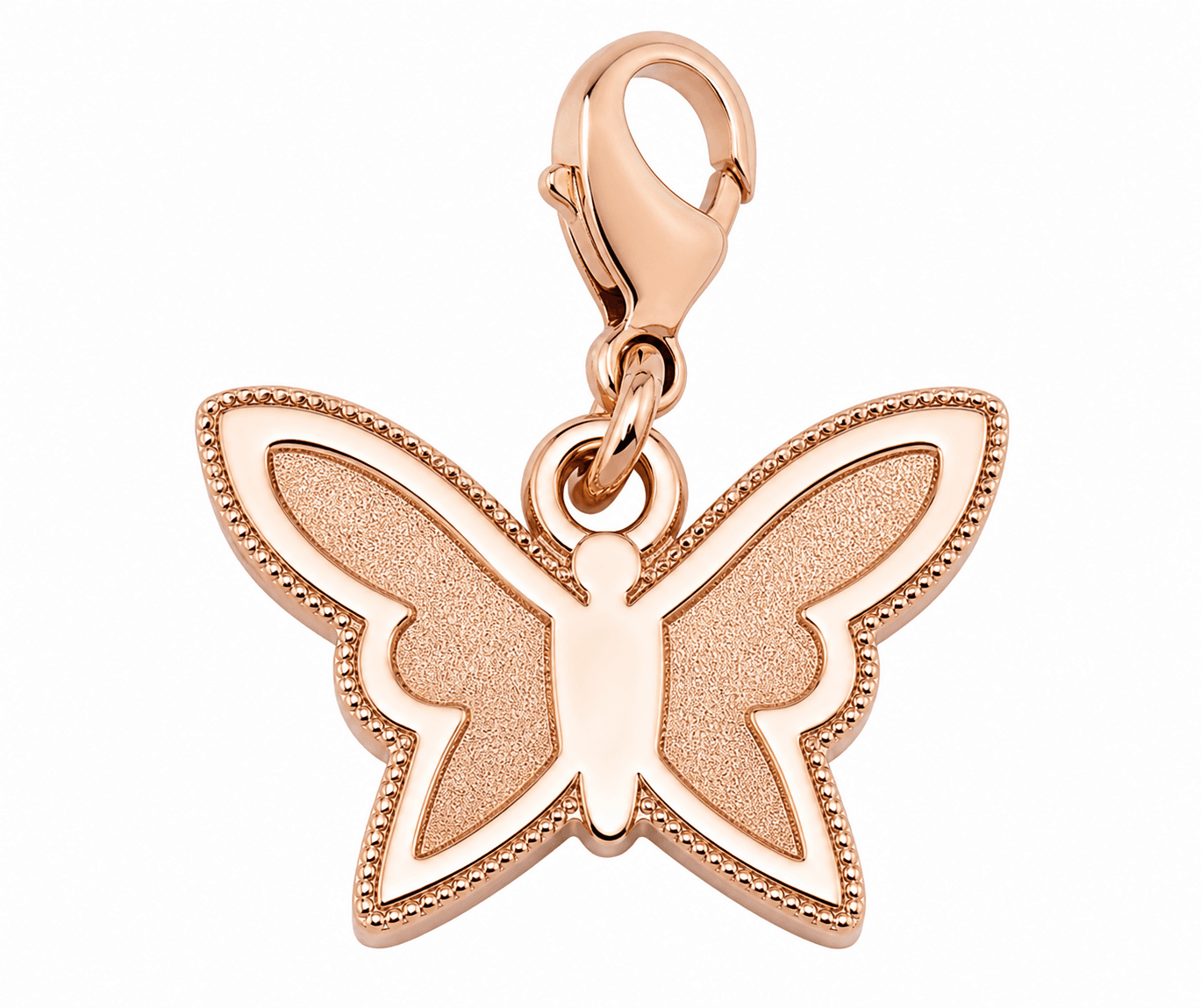 Whimsy Wing Filigree Charm - Turquoise Mirage (316L) 4