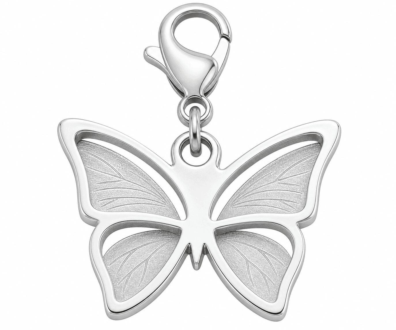 Emerald Veil Flutter 316L Stainless Steel Charm 4