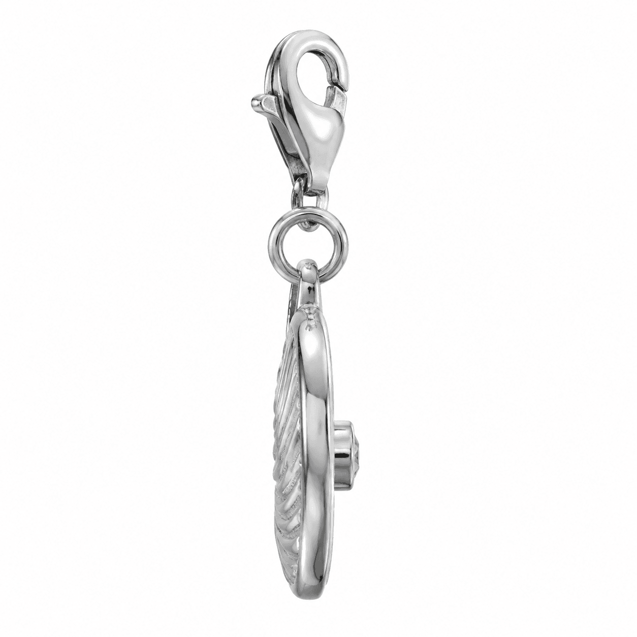 Nautilus Spiral Tide Charm - PVD Blue 316L 2