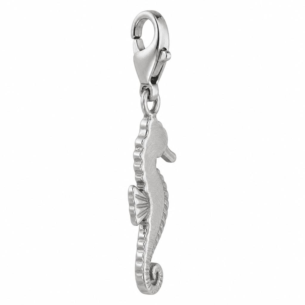 AquaWhorl Seahorse Openwork Charm 2