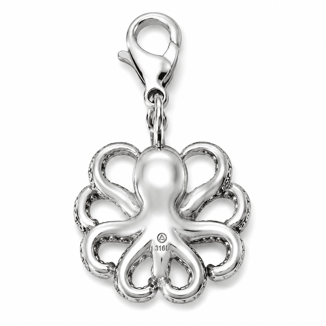 Abyssal Orbit OctoCharm - 316L Stainless Steel Charm 4